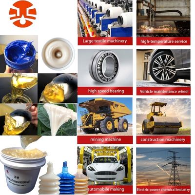 Graisse lubrifiante à base de lithium jaune polyvalente pour machines de construction antipoussière
