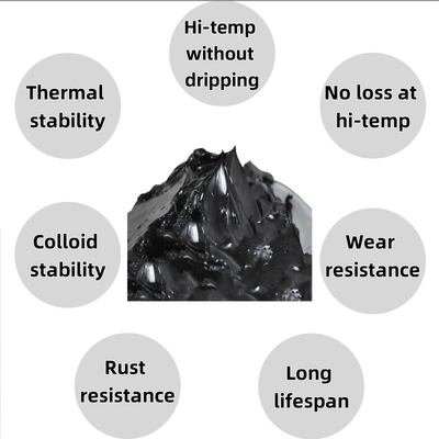 Pneus électriques pour vélos Molycote Graphite à base de lithium Graphite Disulfure de molybdène