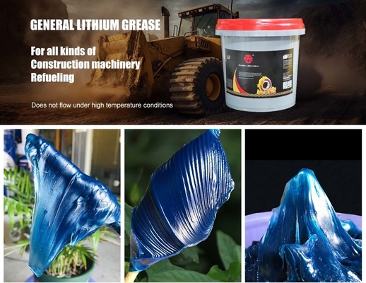 Obtenez des graisses vendant de l'huile de chaîne de température Oem Hp pour la résistance de la pelle Grease bleu
